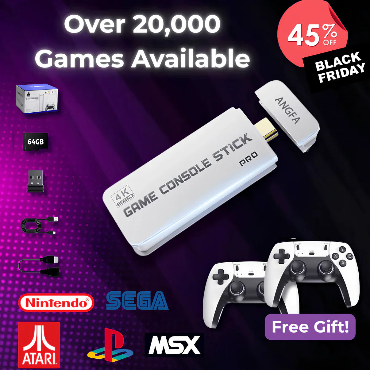 Retro Game Console 20,000+ Games